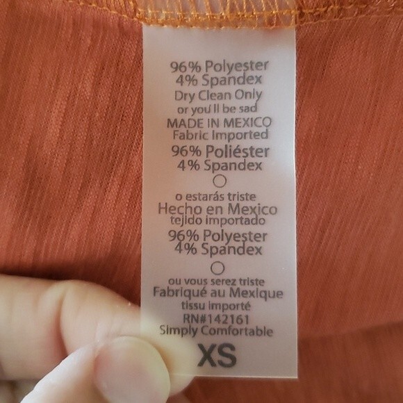 LuLaRoe Women's SARAH Flowy Marled Knit Open Front Long Duster Orange XS - Picture 7 of 7